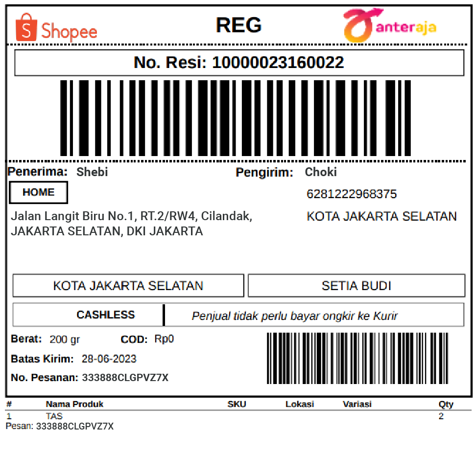 Cara Cetak Resi Shopee Pusat Edukasi Penjual Shopee Indonesia